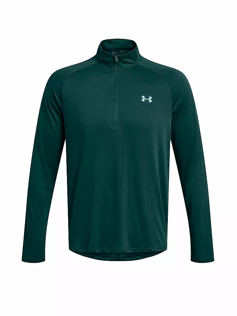 UNDER ARMOUR | Herren Fitnessshirt UA Tech™ Shirt mit ½-Zip | Petróleo