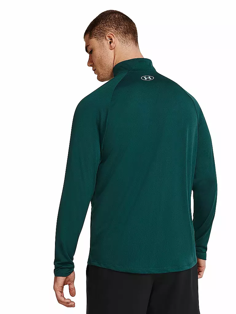 UNDER ARMOUR | Herren Fitnessshirt UA Tech™ Shirt mit ½-Zip | Petróleo