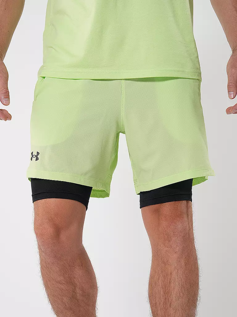 UNDER ARMOUR | Herren Fitnessshort UA Vanish Woven 2-in-1 | Verde
