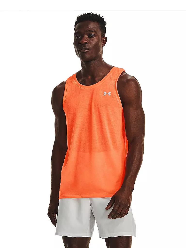 UNDER ARMOUR | Herren Fitnesstank UA Streaker Run Singlet | Naranja