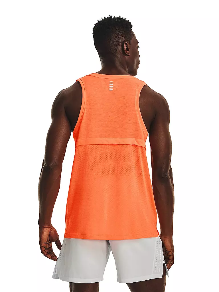 UNDER ARMOUR | Herren Fitnesstank UA Streaker Run Singlet | Naranja