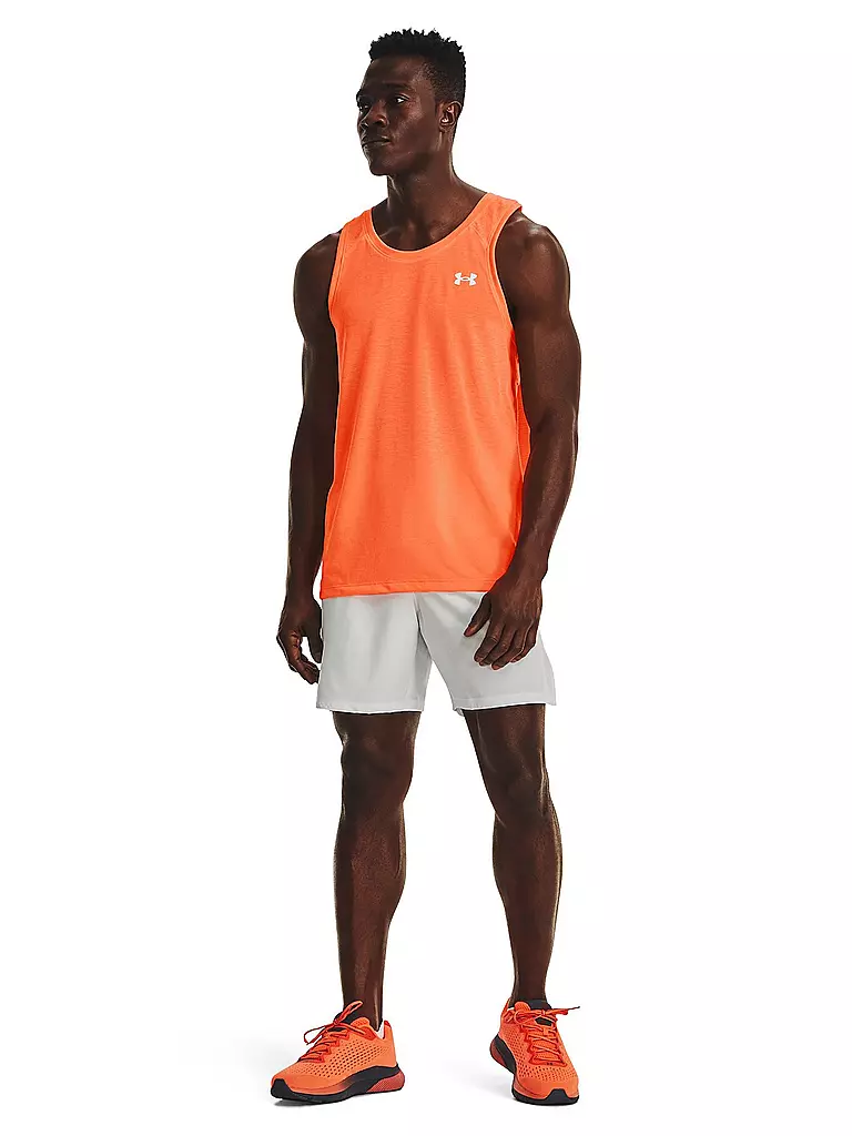 UNDER ARMOUR | Herren Fitnesstank UA Streaker Run Singlet | Naranja