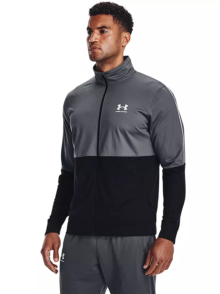 UNDER ARMOUR | Herren Jacke UA Sportstyle Pique | Gris