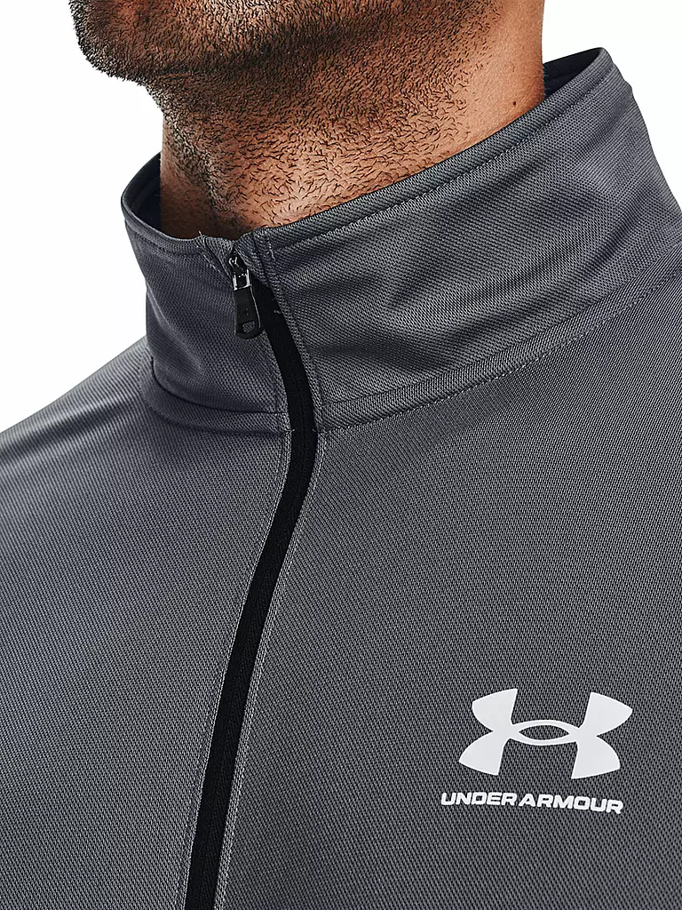 UNDER ARMOUR | Herren Jacke UA Sportstyle Pique | Gris