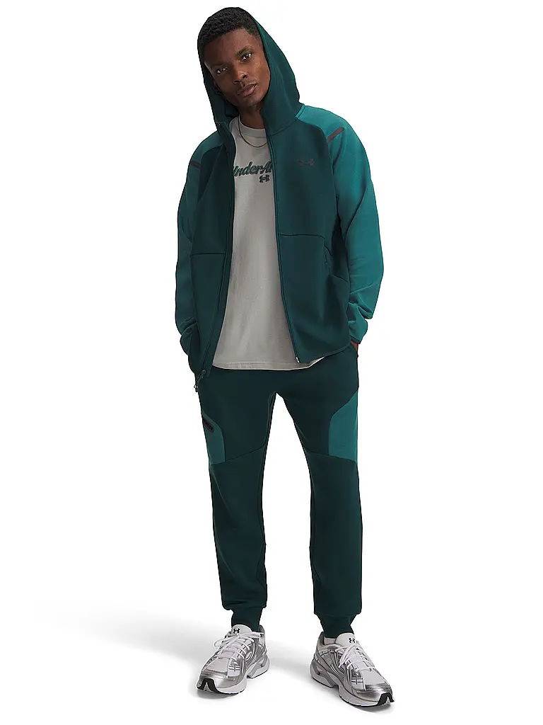 UNDER ARMOUR | Herren Jogginghose Unstoppable | Verde oscuro