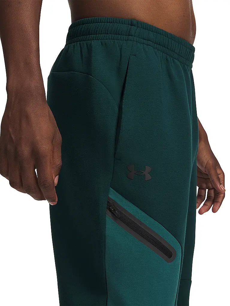 UNDER ARMOUR | Herren Jogginghose Unstoppable | Verde oscuro