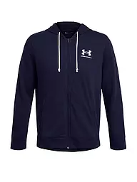 UNDER ARMOUR | Sudadera con capucha para hombre UA Rival Terry | Azul oscuro