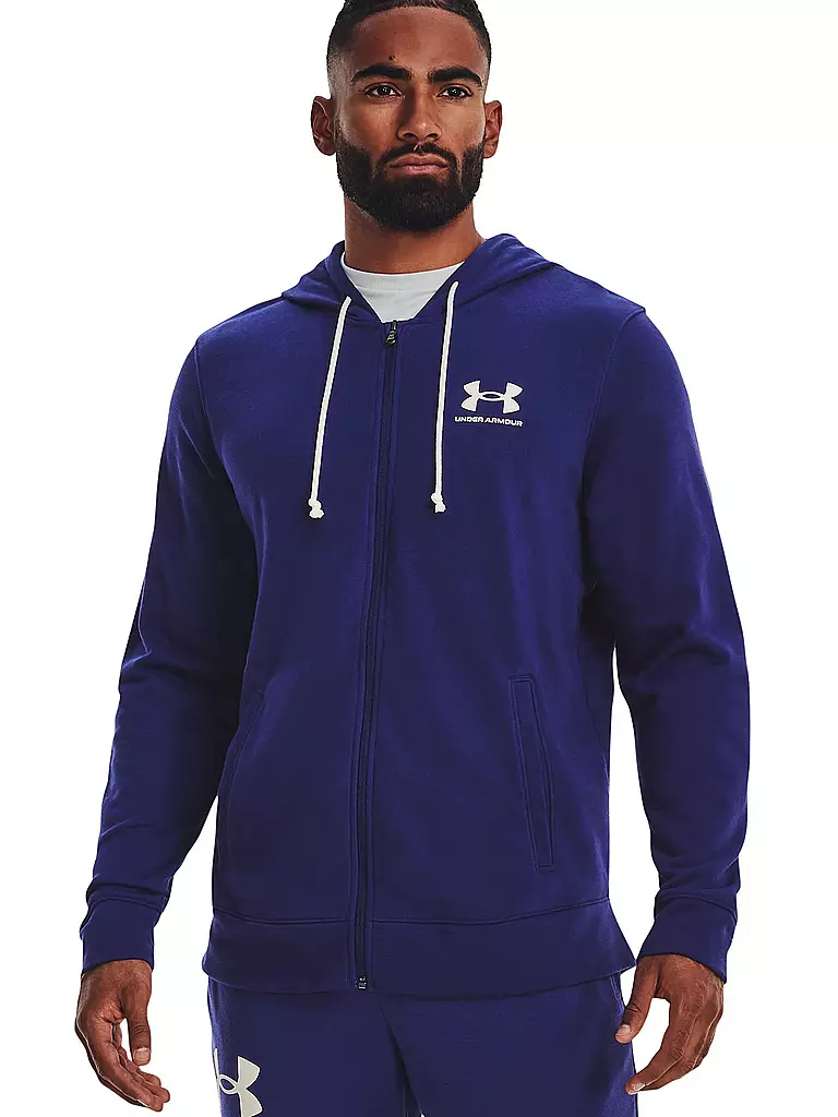 UNDER ARMOUR | Herren Kapuzenpullover UA Rival Terry | Azul