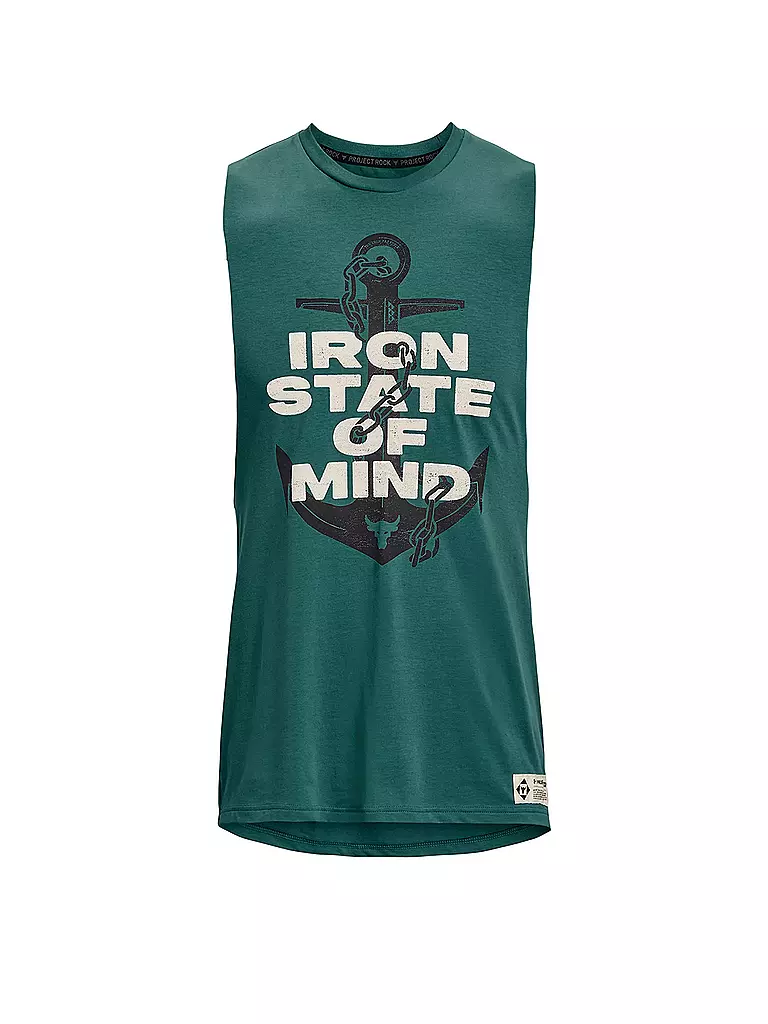 UNDER ARMOUR | Herren Muskel-Tanktop Project Rock Iron | Verde