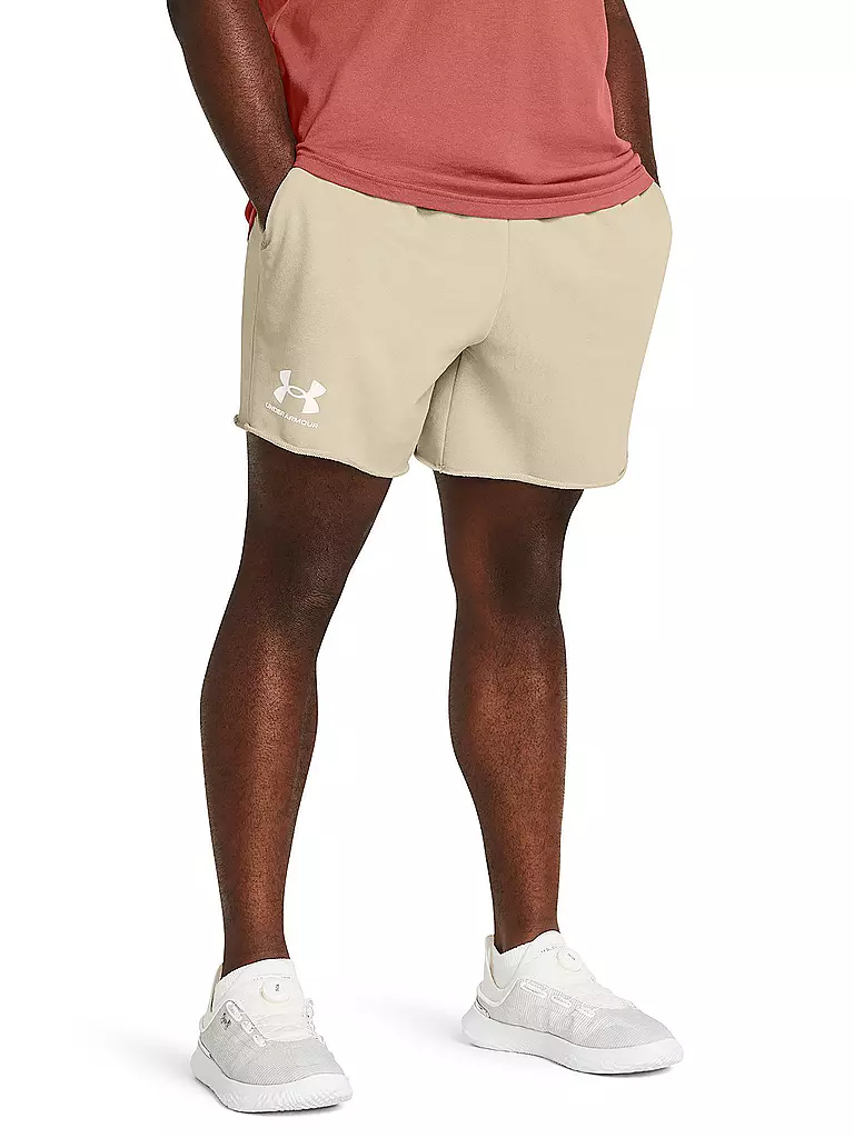 UNDER ARMOUR | Herren Short UA Rival French Terry | Camel