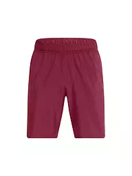 UNDER ARMOUR | Herren Short UA Woven Wordmark | Rojo oscuro