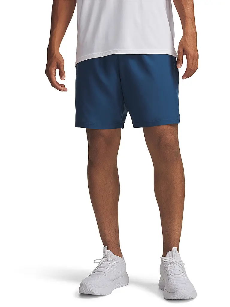 UNDER ARMOUR | Herren Short UA Woven Wordmark | Azul oscuro