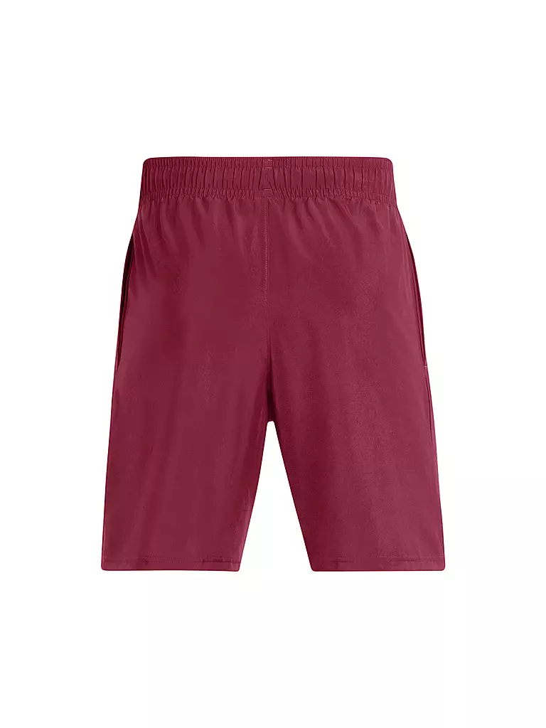 UNDER ARMOUR | Herren Short UA Woven Wordmark | Rojo oscuro