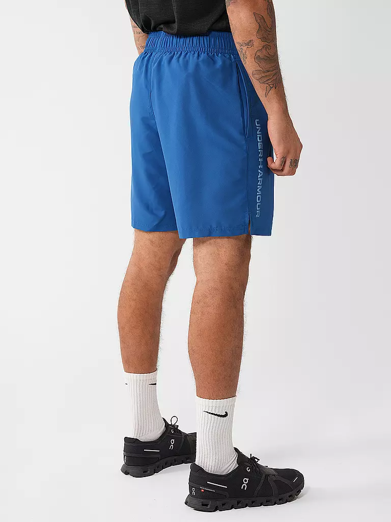 UNDER ARMOUR | Herren Short UA Woven Wordmark | Azul