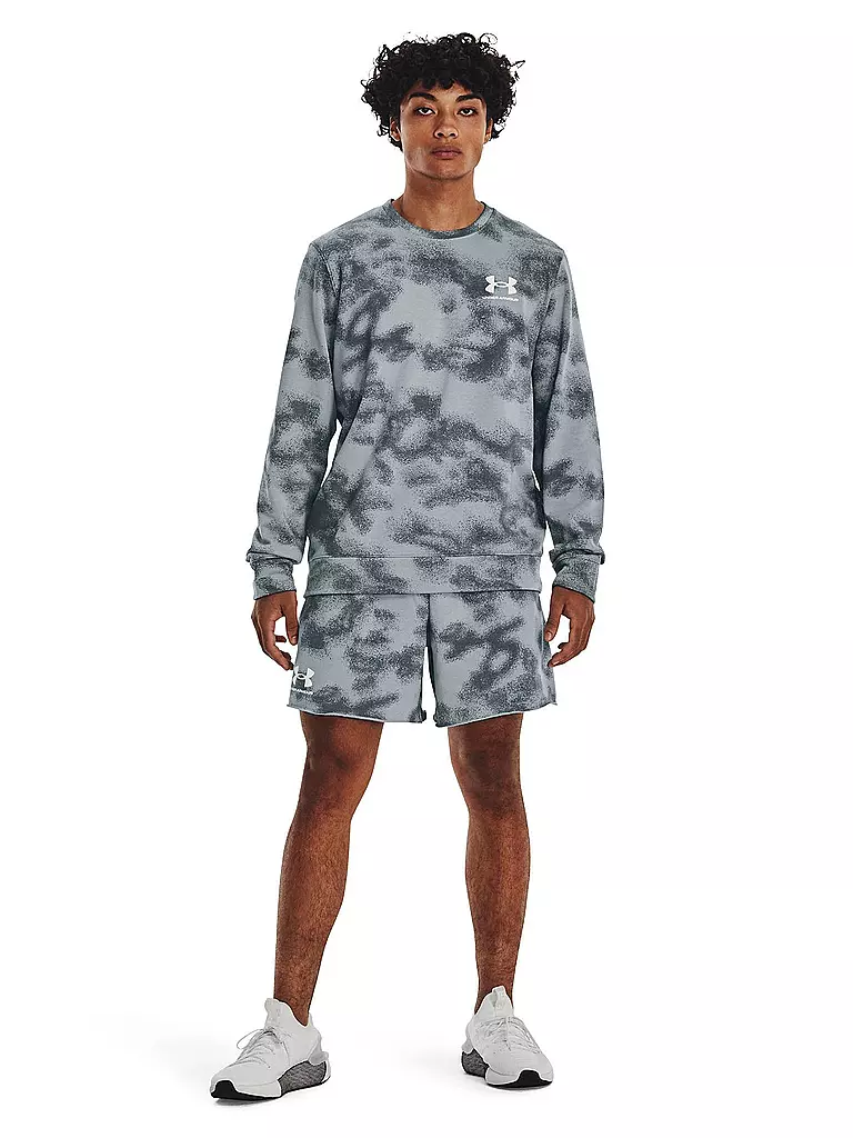 UNDER ARMOUR | Herren Sweater UA Rival Terry Crew | Azul claro