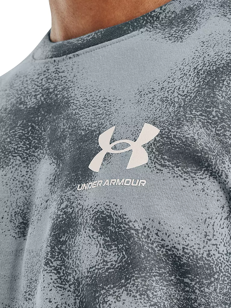 UNDER ARMOUR | Herren Sweater UA Rival Terry Crew | Azul claro