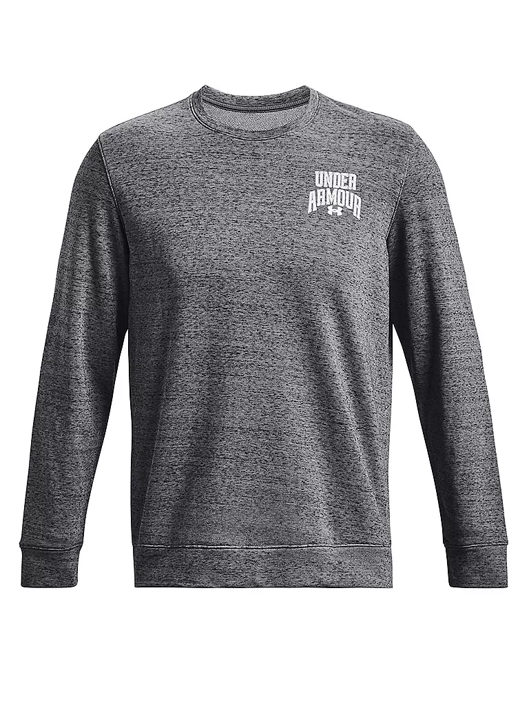 UNDER ARMOUR | Herren Sweater UA Rival Terry Graphic Crew | Gris