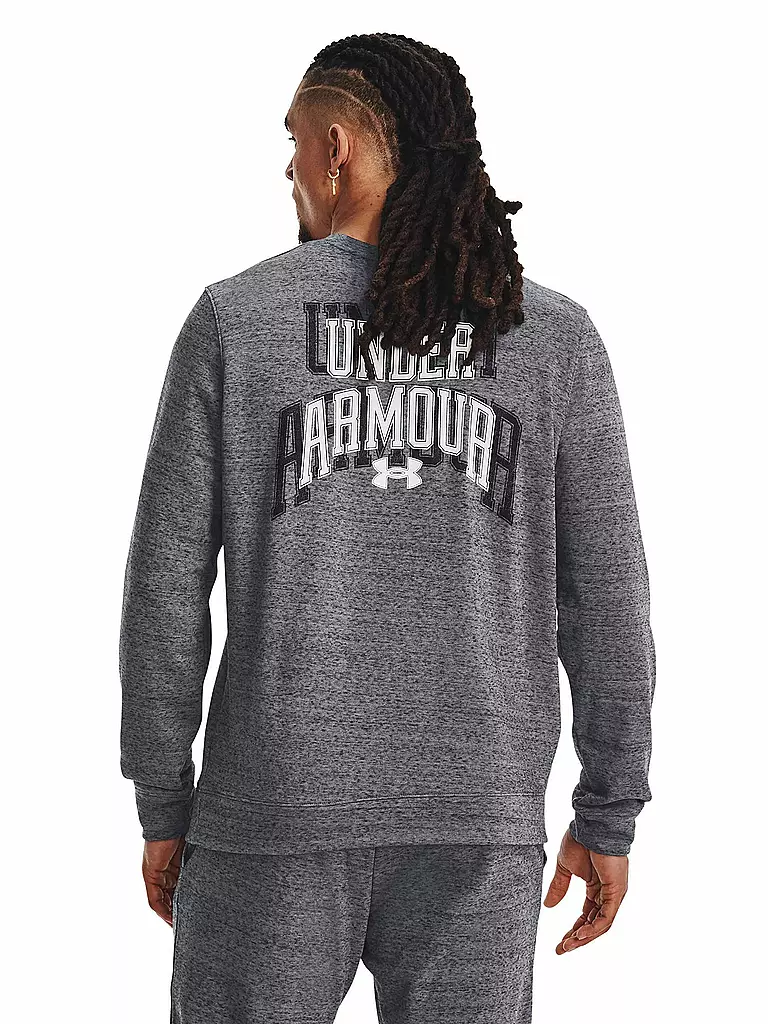 UNDER ARMOUR | Herren Sweater UA Rival Terry Graphic Crew | Gris