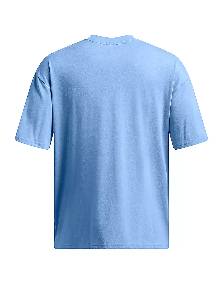 UNDER ARMOUR | Herren T-Shirt UA Heavyweight Branded | Azul claro