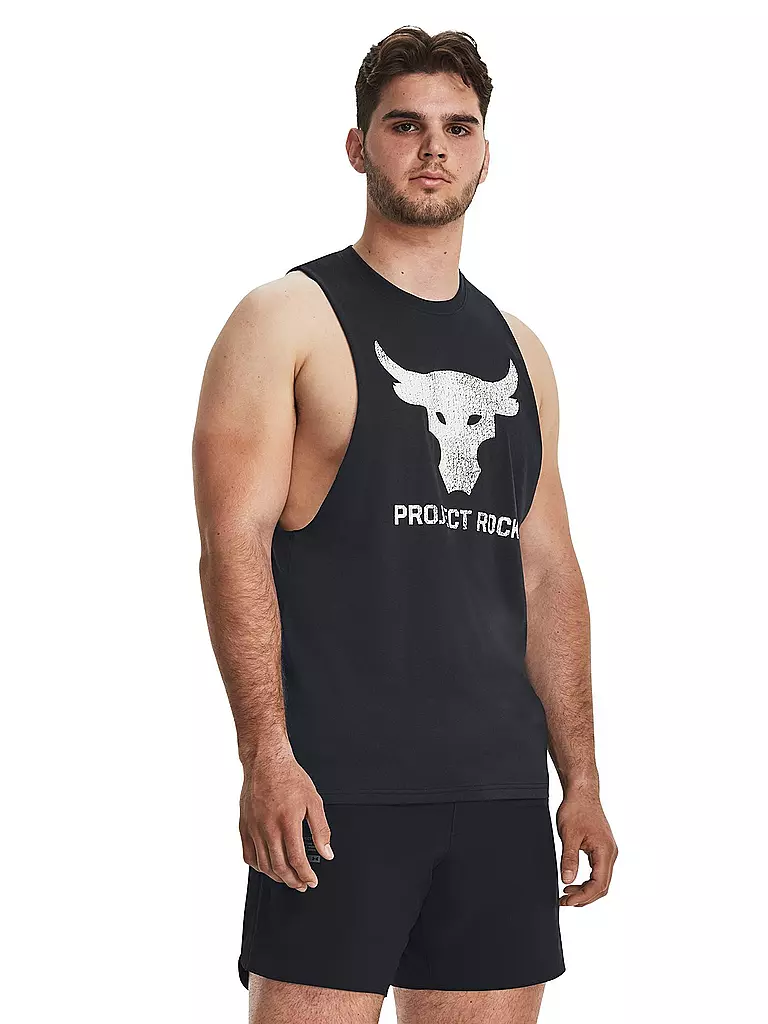 UNDER ARMOUR | Herren Tank Rock Brahma Bull | Negro