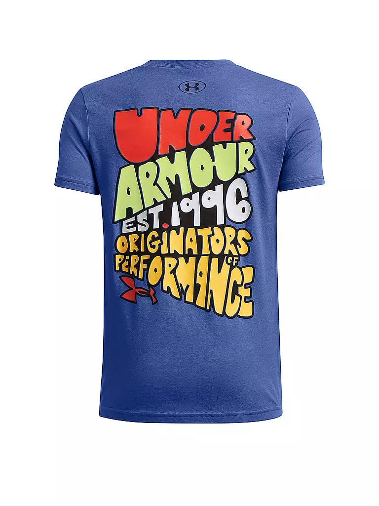 UNDER ARMOUR | Jungen T-Shirt UA BTS Cartoon Letters | Azul
