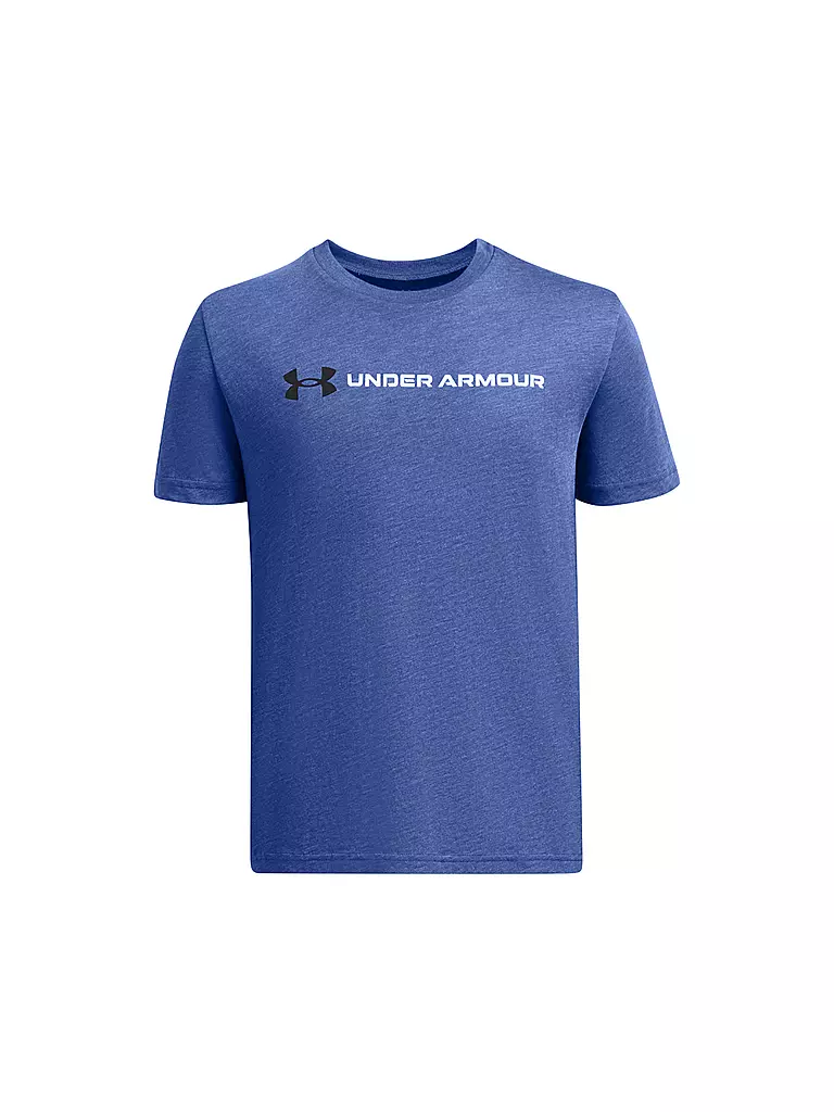 UNDER ARMOUR | Jungen T-Shirt UA mit Schriftzug-Logo  | Azul