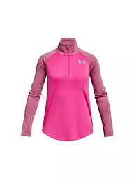 UNDER ARMOUR | Mädchen Fitness Zipshirt UA Tech™ Graphic ½ Zip | Fucsia