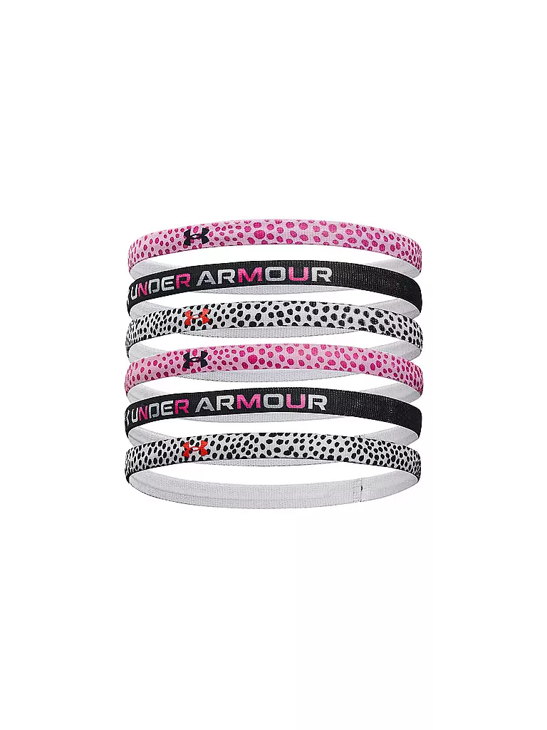 UNDER ARMOUR | Mädchen Haarbänder UA Graphic Headbands - 6 Pack | Fucsia