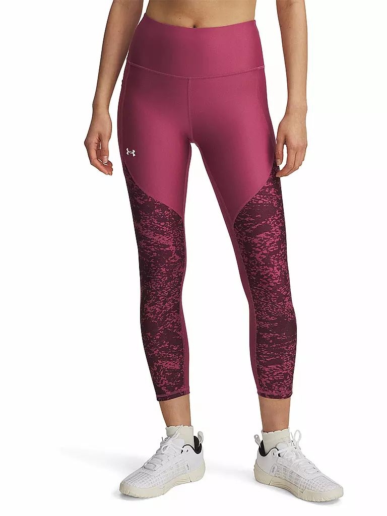 UNDER ARMOUR | Mallas de fitness para mujer UA Tech™ Printed Panel Ankle 7/8 | Baya