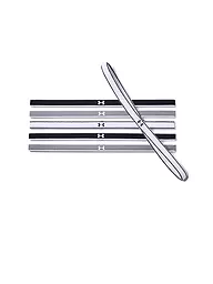 UNDER ARMOUR | Mini-bandas para el pelo UA, paquete de 6 | Negro