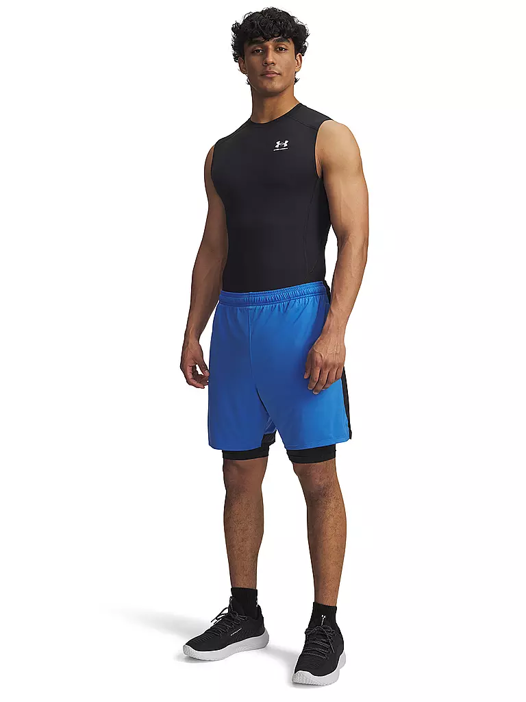 UNDER ARMOUR | Pantalón corto de fitness para hombre UA Tech™ Vent 2in1 | Azul
