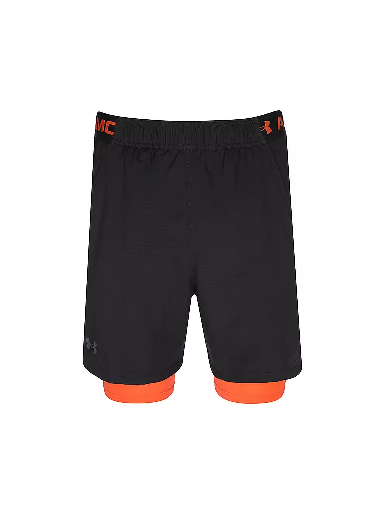 UNDER ARMOUR | Pantalón corto de fitness para hombre UA Vanish Woven 2-in-1 | Negro