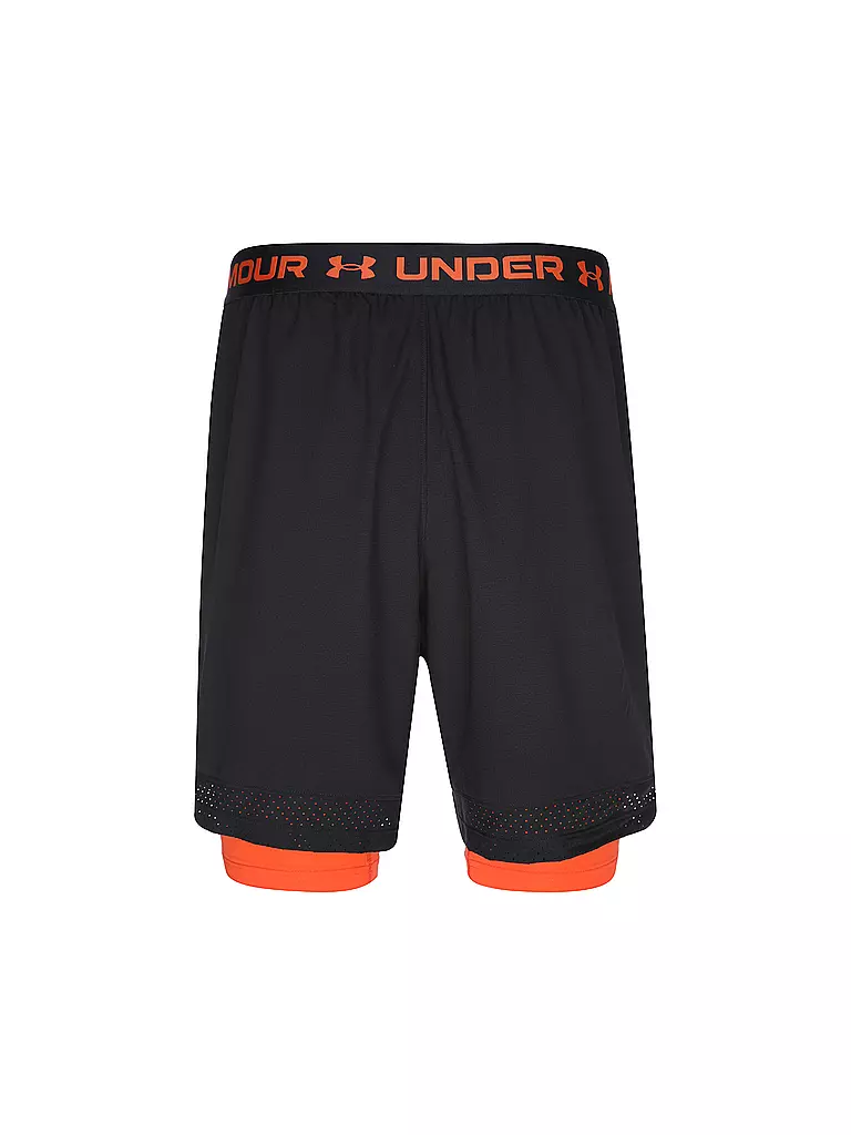 UNDER ARMOUR | Pantalón corto de fitness para hombre UA Vanish Woven 2-in-1 | Negro