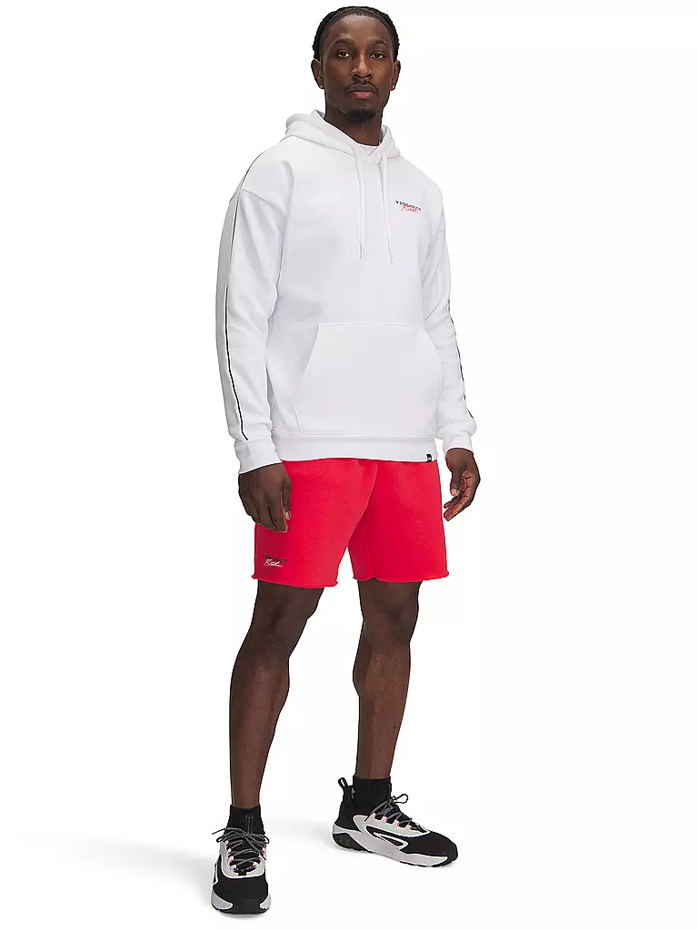 UNDER ARMOUR | Pantalón corto de hombre UA The Rock Icon Fleece | Rojo