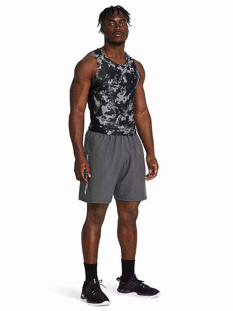 UNDER ARMOUR | Pantalón corto de hombre UA Woven Wordmark | Gris