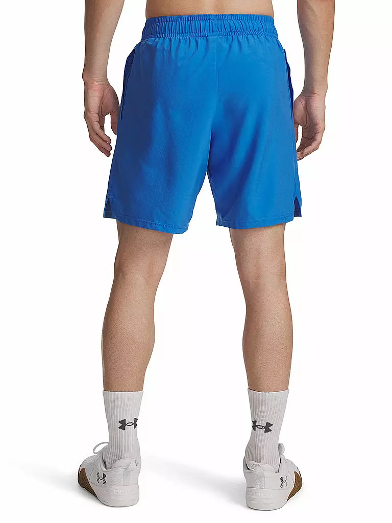 UNDER ARMOUR | Pantalón corto de hombre UA Woven Wordmark | Azul