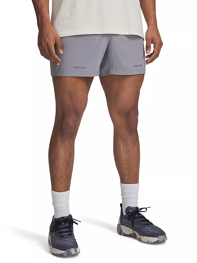 UNDER ARMOUR | Short Project Rock Ultimate para hombre | Gris