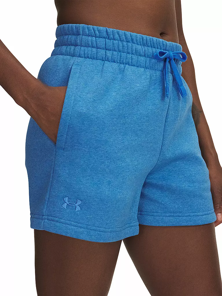 UNDER ARMOUR | Shorts de felpa UA Rival para mujer | Azul