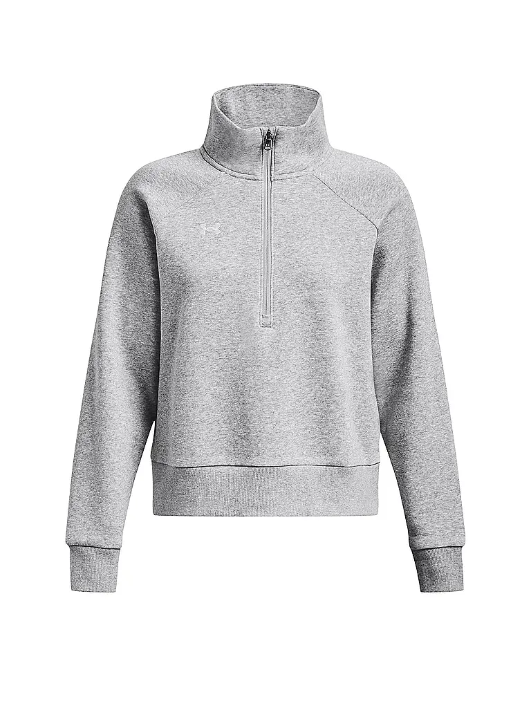 UNDER ARMOUR | Suéter de mujer UA Rival Fleece con ½ cremallera | Gris