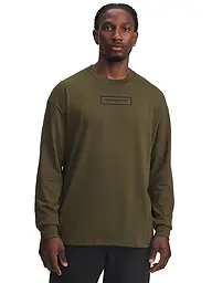 UNDER ARMOUR | Suéter para hombre UA The Rock LS Q4 ST | Oliva