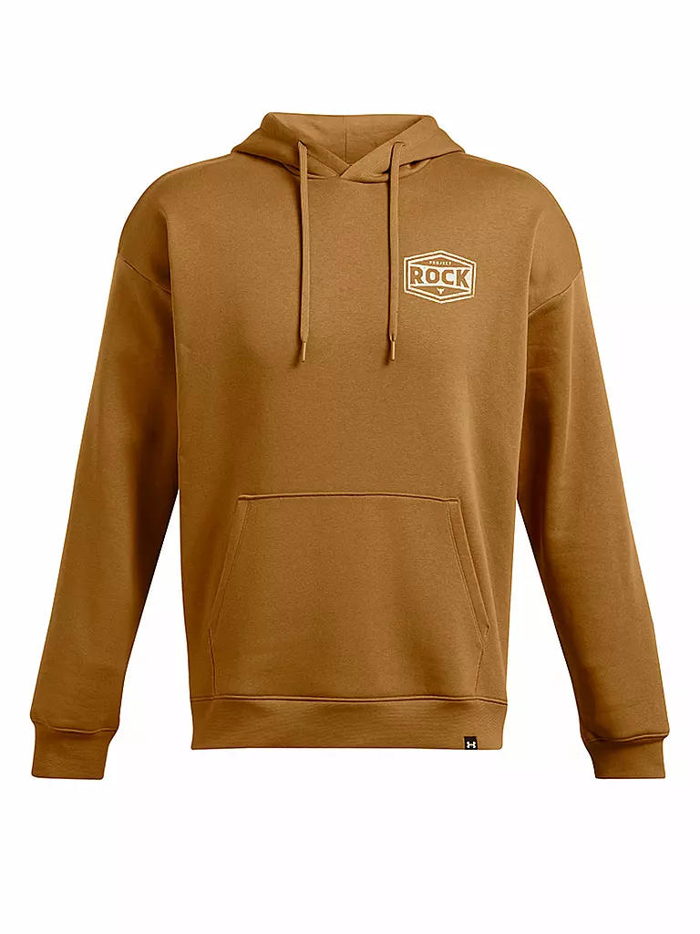 UNDER ARMOUR | Sudadera con capucha para hombre The Rock icon FLC | Mostaza