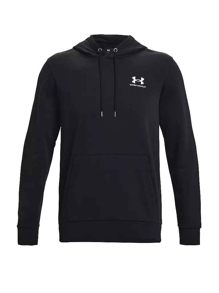 UNDER ARMOUR | Sudadera con capucha para hombre UA Essential Fleece | Negro