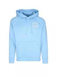 UNDER ARMOUR | Sudadera con capucha para hombre UA Rival Fleece High Brand Read Logo | Azul claro