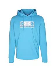 UNDER ARMOUR | Sudadera con capucha para hombre UA Rival French Terry Logo | Azul claro