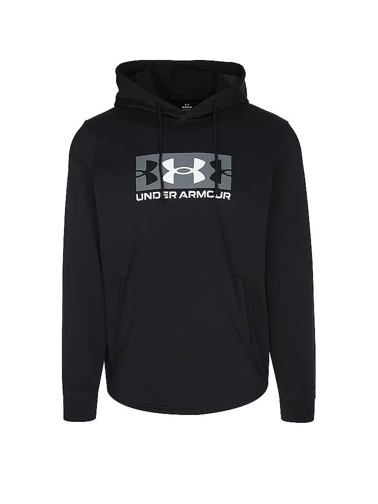UNDER ARMOUR | Sudadera con capucha para hombre UA Rival French Terry Logo | Negro