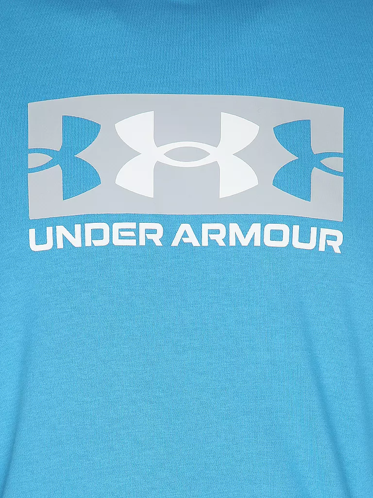 UNDER ARMOUR | Sudadera con capucha para hombre UA Rival French Terry Logo | Azul claro