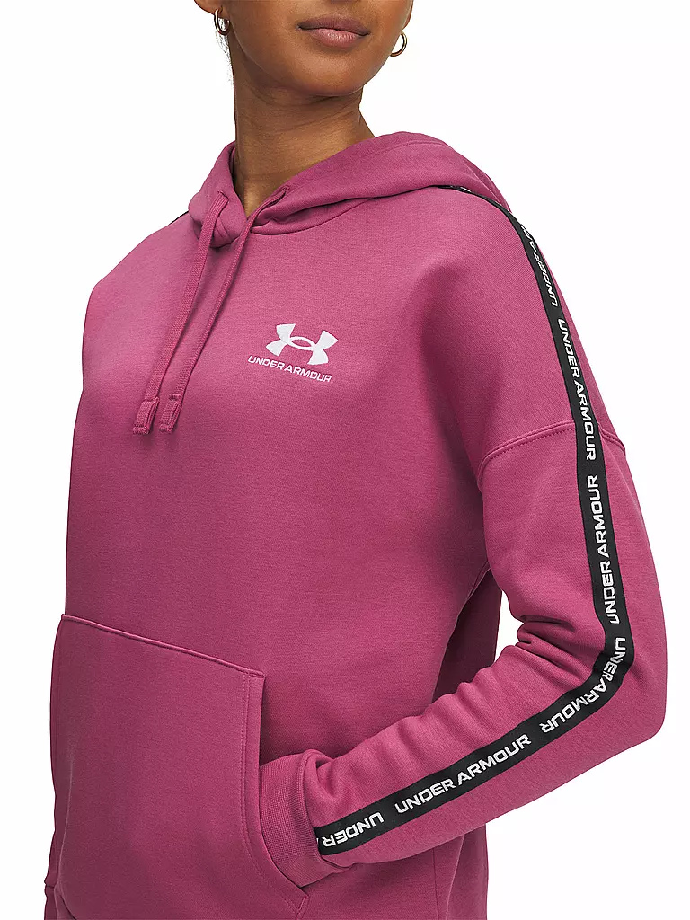 UNDER ARMOUR | Sudadera con capucha para mujer UA Icon Fleece Taped |