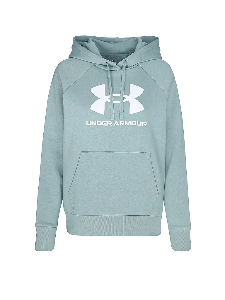 UNDER ARMOUR | Sudadera con capucha para mujer UA Rival Fleece Big Logo | Petróleo