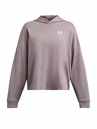 UNDER ARMOUR | Sudadera con capucha para mujer UA Rival Terry Oversize | Gris