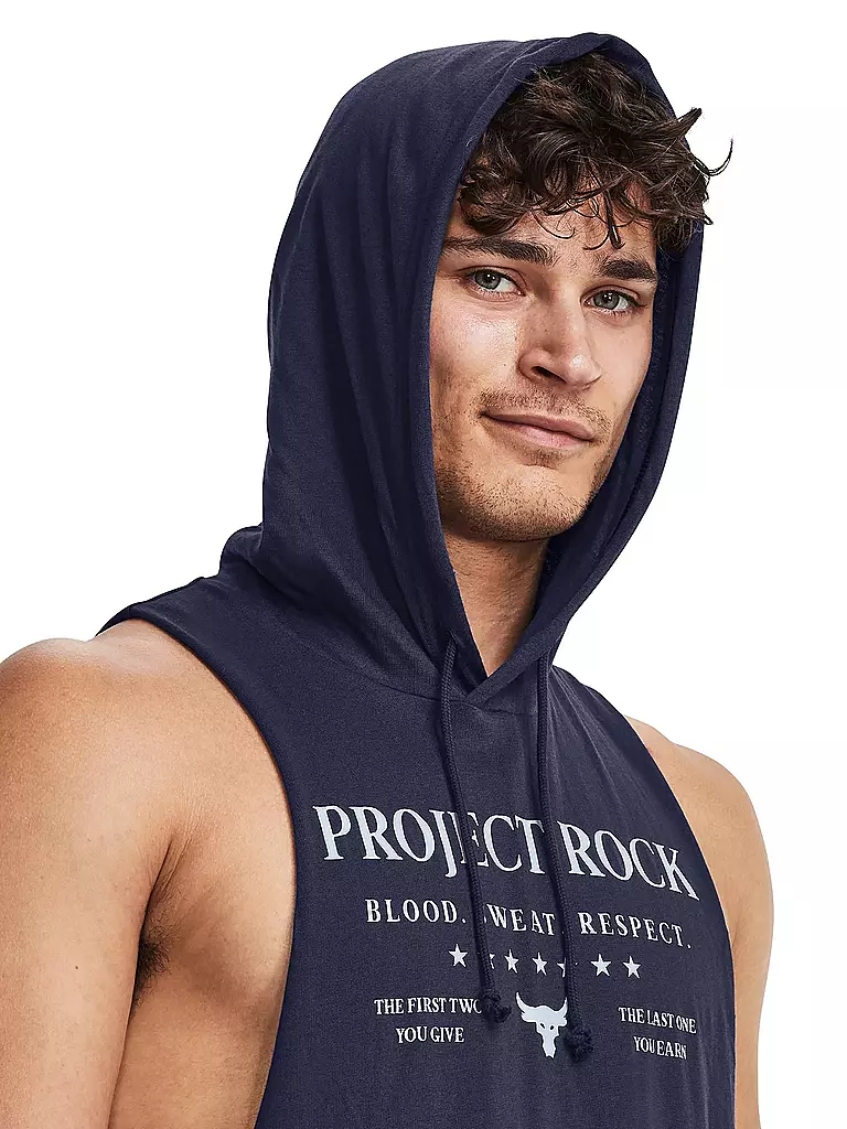 UNDER ARMOUR | Sudadera con capucha sin mangas Project Rock para hombre |